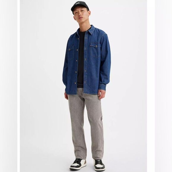 Levi's Premium
551 Z AUTHENTIC STRAIGHT FIT MEN'S JEANS 34 32 Grey like new - Picture 1 of 9